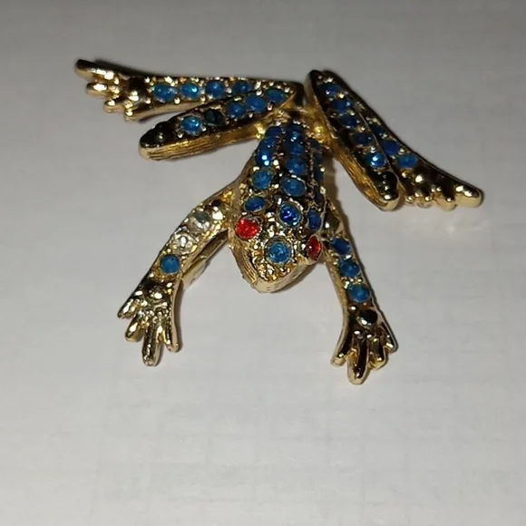 Vintage frog brooch - Picture 3 of 5